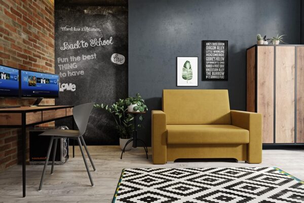 Fotel z funkcją spania 90