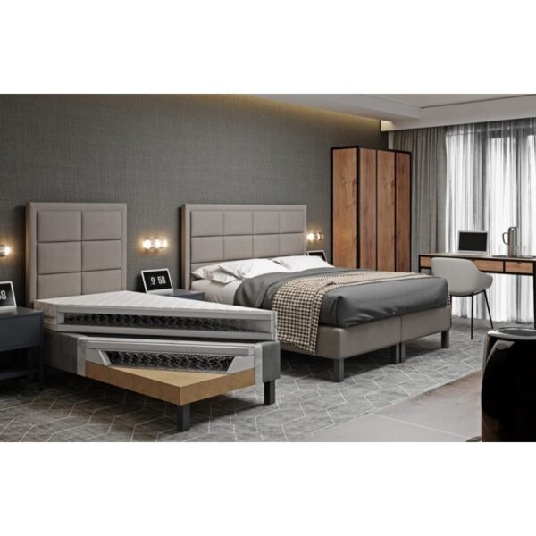 Łóżko kontynentalne hotelowe bonell - podstawa pod materac