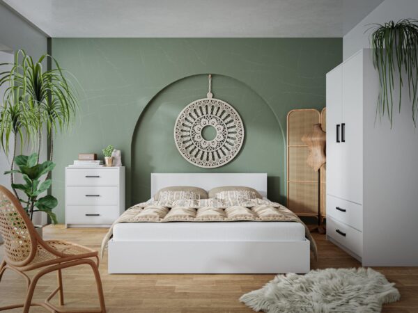 Łóżko z płyty laminowanej Panama