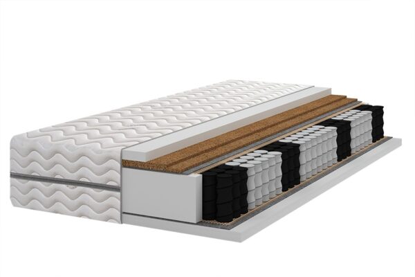 ■ Materac kieszeniowy pocket 7 stref 2x Kokos H3/H5
