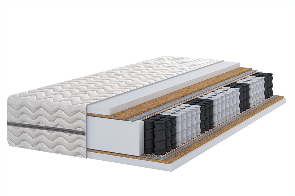 ■ Materac kieszeniowy Pocket 7 stref 2x Kokos H4/H4