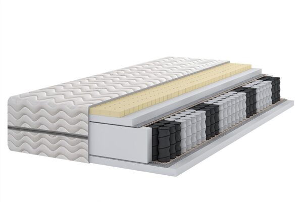 ■ Materac kieszeniowy pocket 7 stref Lateks Q H2/H2