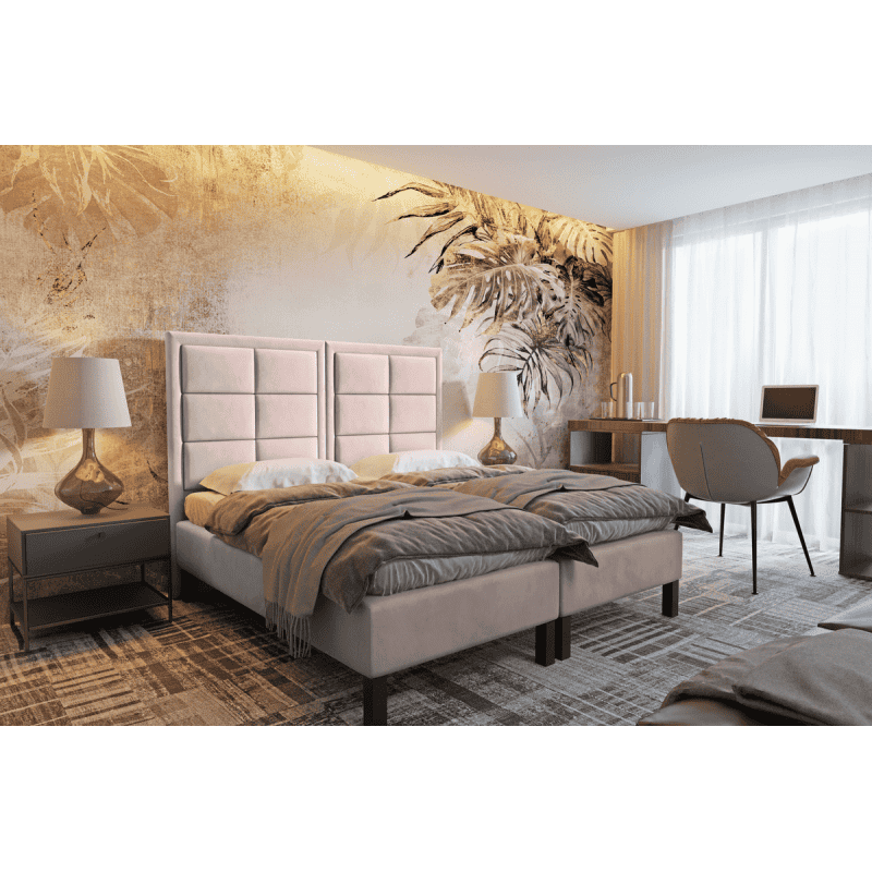 Wezgłowie tapicerowane panelami z ramką X1