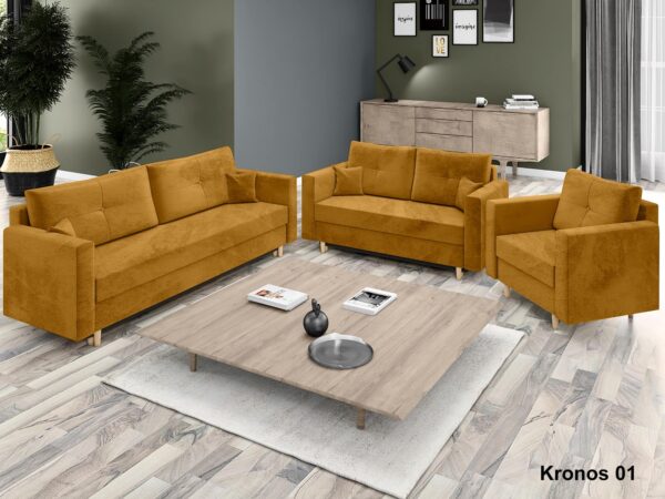 Zestaw wypoczynkowy 3+2+1 Bella